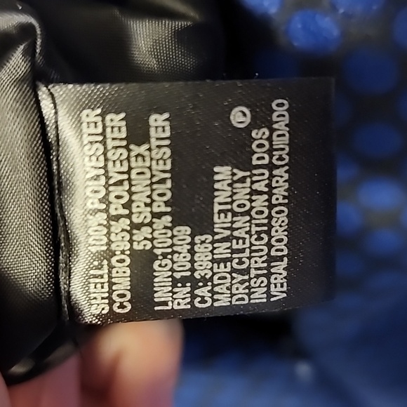 Tahari Black and Cobalt Blue Sleeveless Dress. Size 8. NWT - Picture 11 of 13